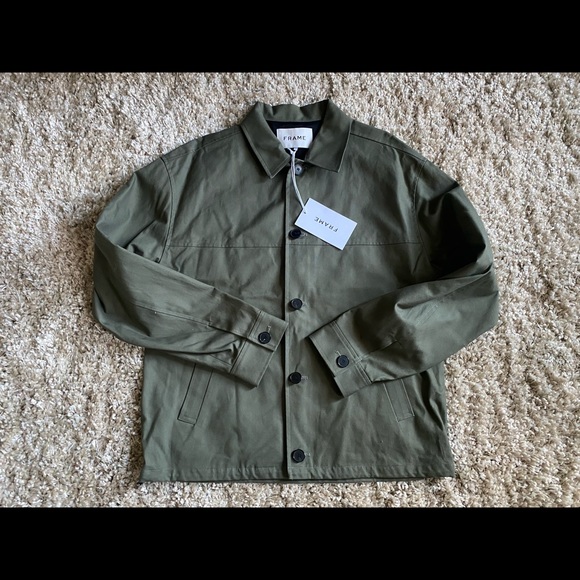 FRAME Cotton Twill Jacket - Picture 2 of 2